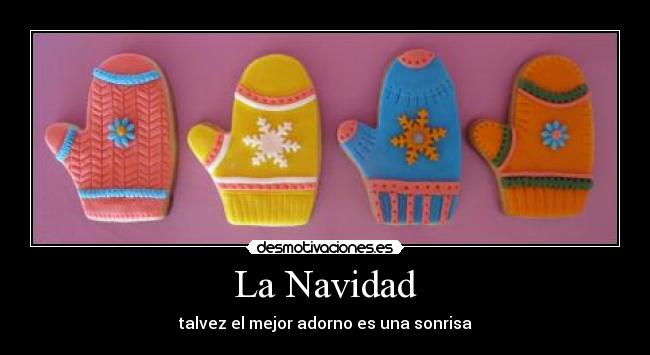 La Navidad - talvez el mejor adorno es una sonrisa
