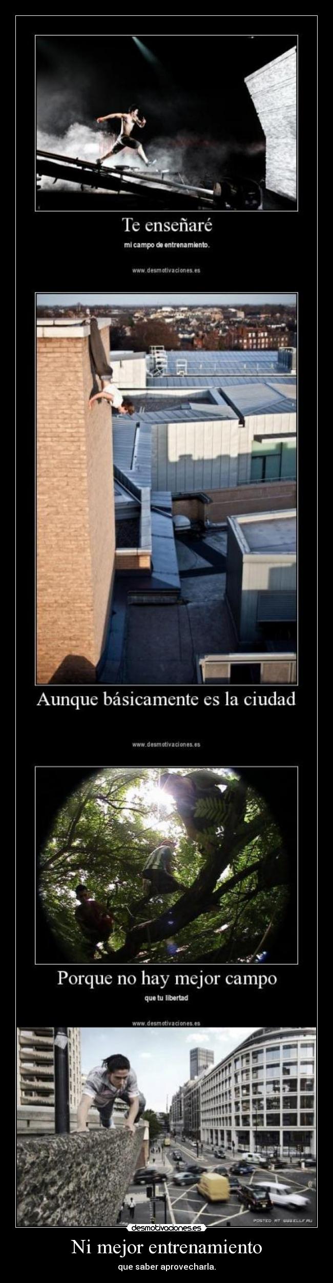 Ni mejor entrenamiento -