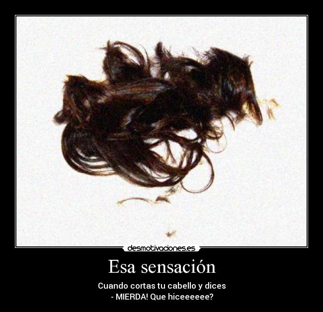 Esa sensación -