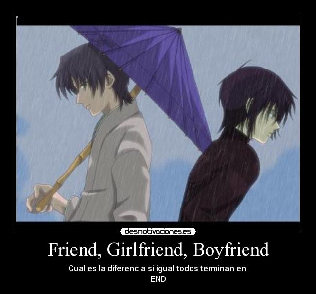 Friend, Girlfriend, Boyfriend -