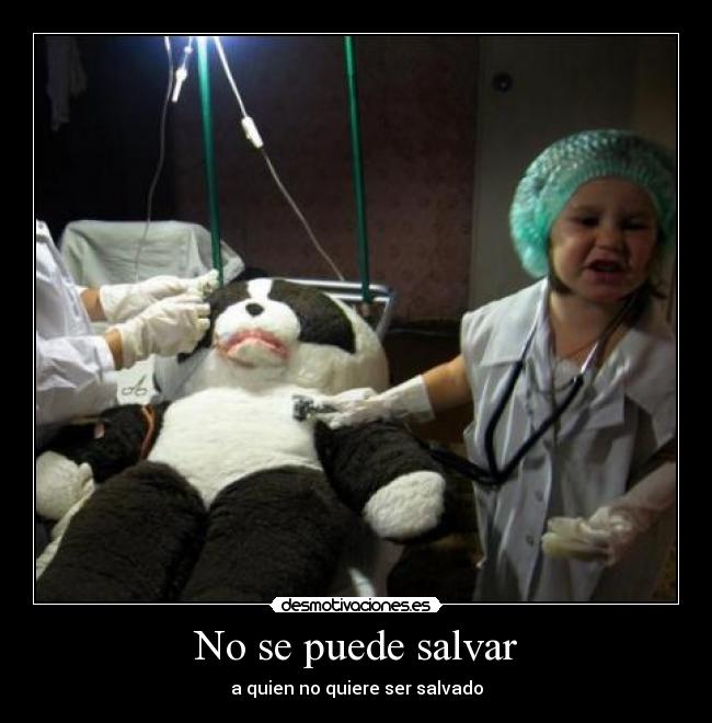 No se puede salvar - 