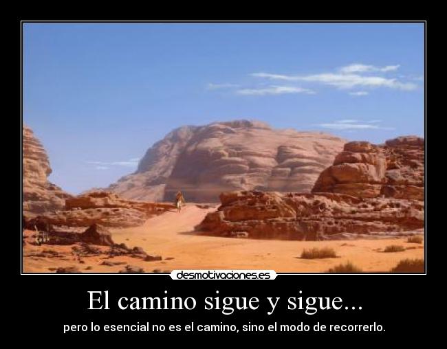 carteles camino recorrer efejota desmotivaciones