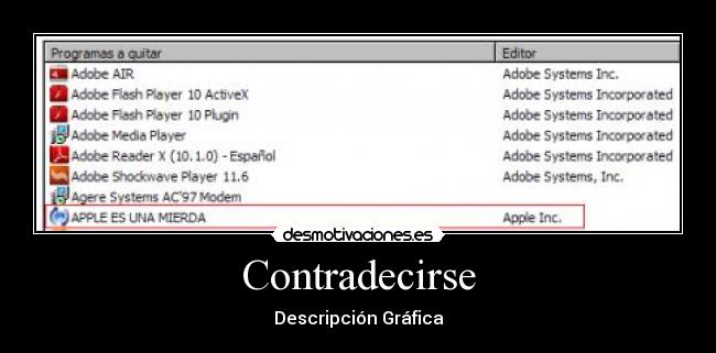 Contradecirse - 