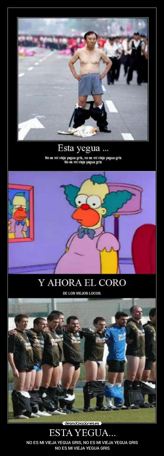 ESTA YEGUA... - NO ES MI VIEJA YEGUA GRIS, NO ES MI VIEJA YEGUA GRIS
NO ES MI VIEJA YEGUA GRIS