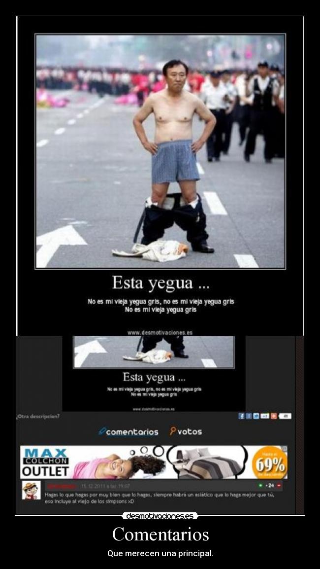 Comentarios - Que merecen una principal.