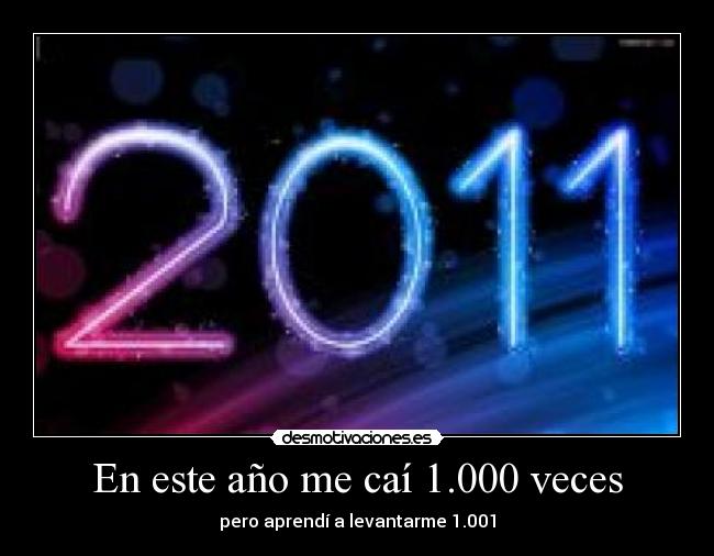 En este año me caí 1.000 veces -