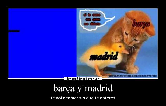 barça y madrid - 