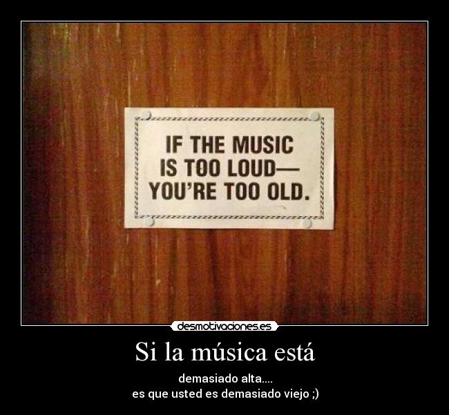 Si la música está - 