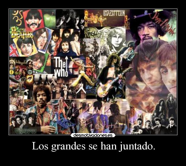 Los grandes se han juntado. -