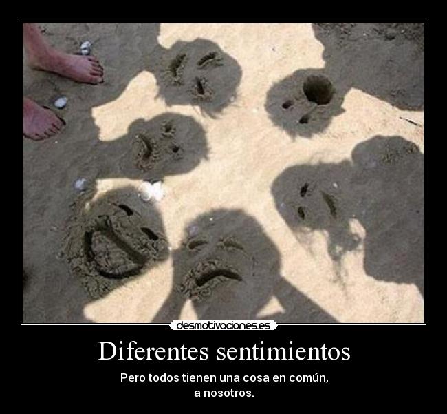 Diferentes sentimientos - 