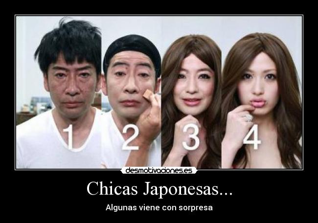 Chicas Japonesas... - Algunas viene con sorpresa