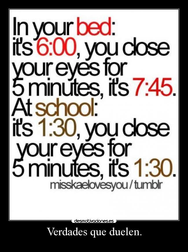 Verdades que duelen. -