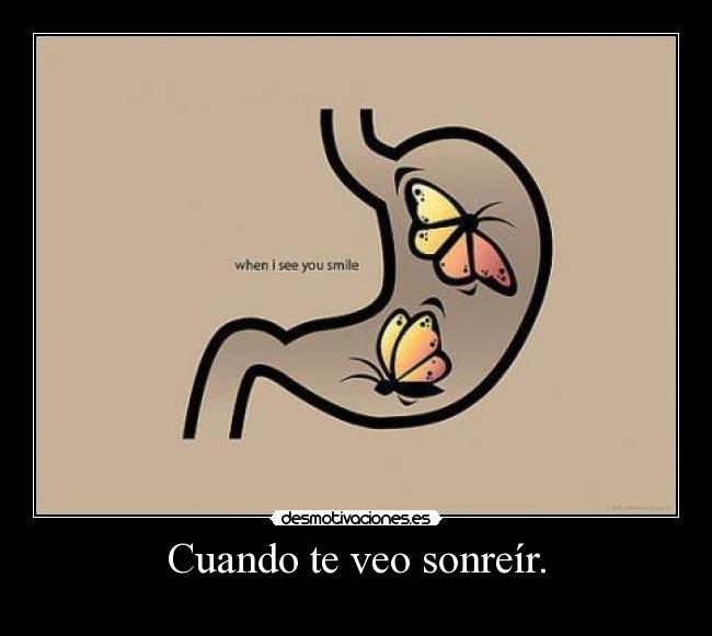 Cuando te veo sonreír. - 