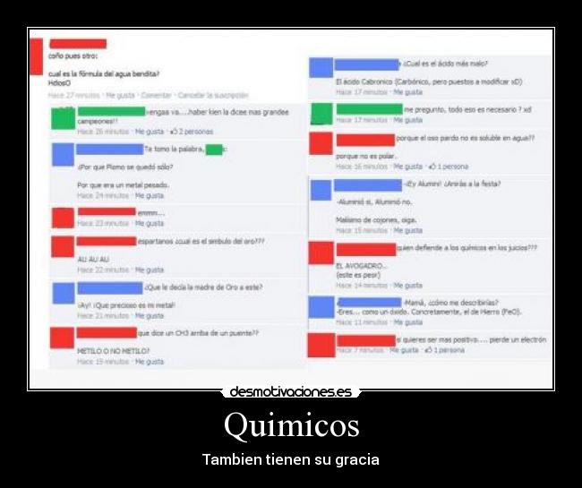 Quimicos - Tambien tienen su gracia