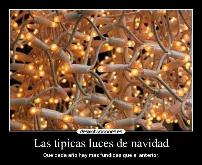 Las tipicas luces de navidad - 