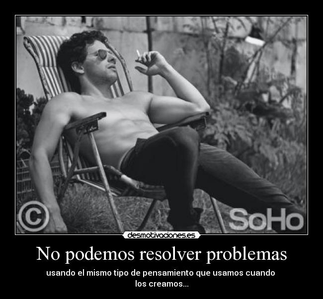 No podemos resolver problemas - 
