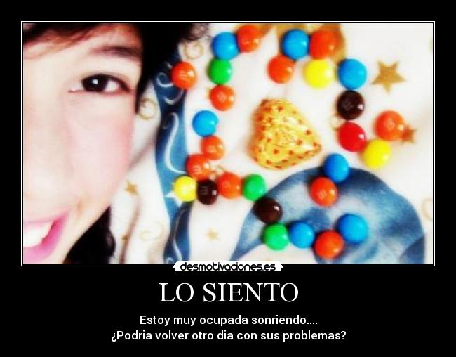 LO SIENTO -