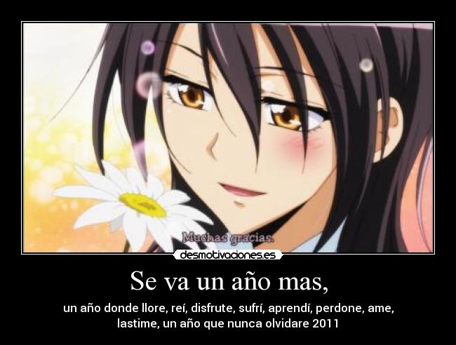 Se va un año mas, -