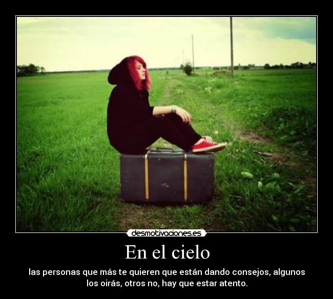 En el cielo -