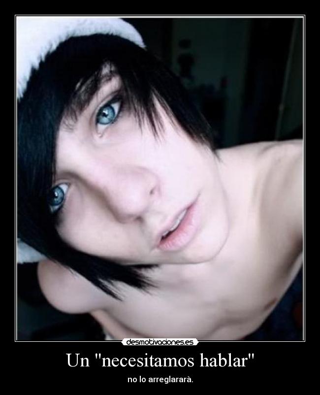 Un necesitamos hablar - no lo arreglararà.