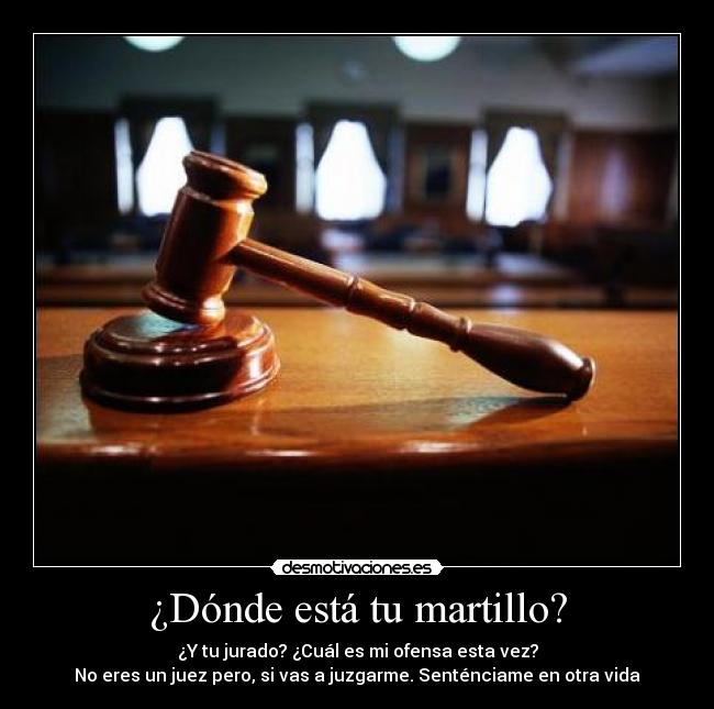 ¿Dónde está tu martillo? -
