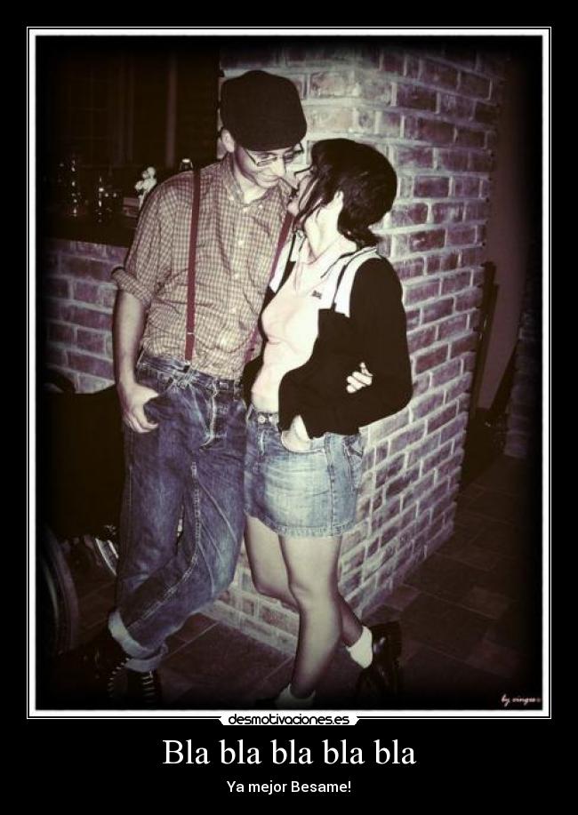 Bla bla bla bla bla -