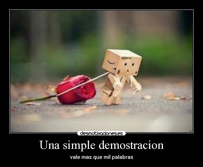 Una simple demostracion -