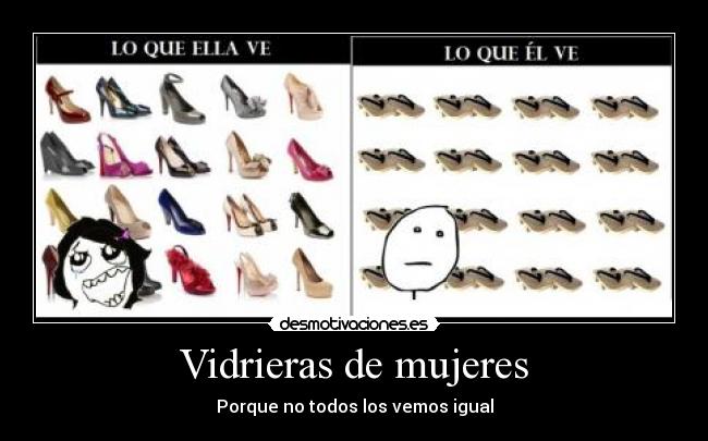 Vidrieras de mujeres - Porque no todos los vemos igual
