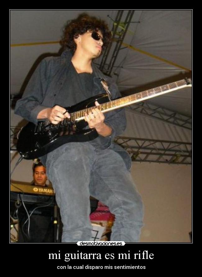 mi guitarra es mi rifle - 