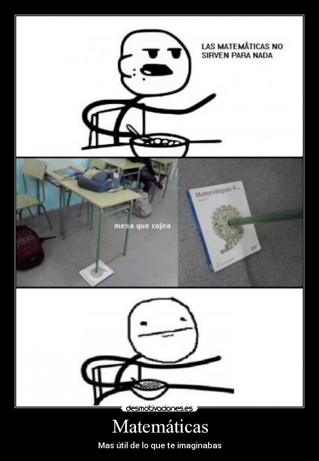 Matemáticas - Mas útil de lo que te imaginabas