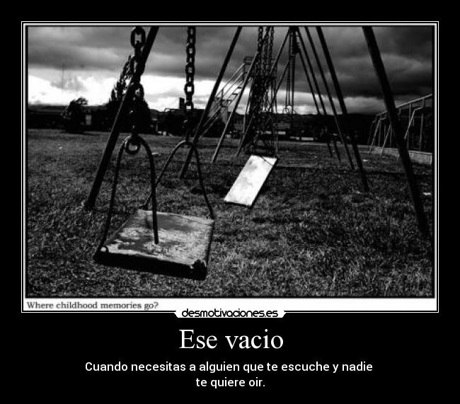 Ese vacio -