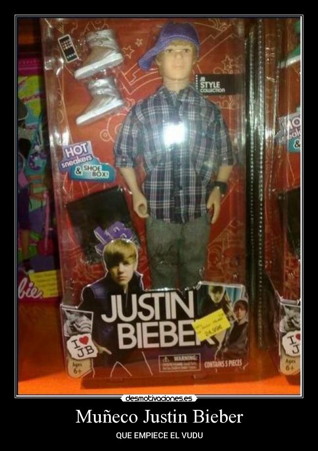 Muñeco Justin Bieber - QUE EMPIECE EL VUDU