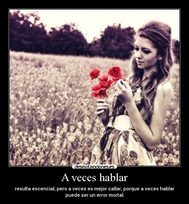 A veces hablar - 