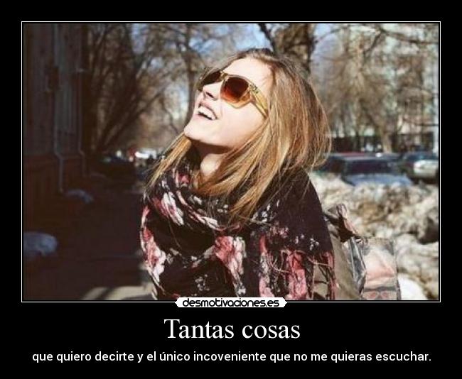 Tantas cosas - 