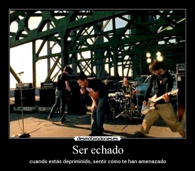 carteles simple plan welcome life nomiresaqui ser echado deprimido sentir amenazado desmotivaciones