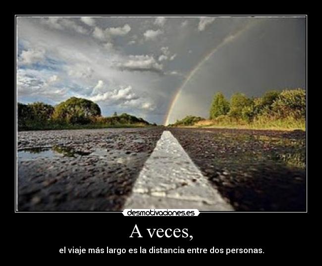 A veces, - 