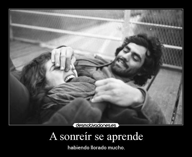 A sonreír se aprende -