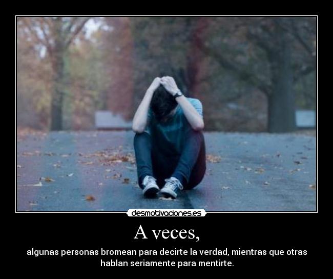 A veces, - 