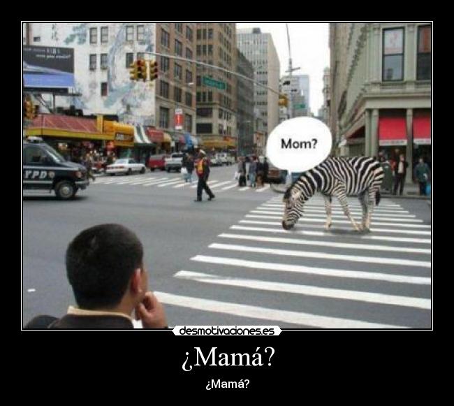 ¿Mamá? - ¿Mamá?