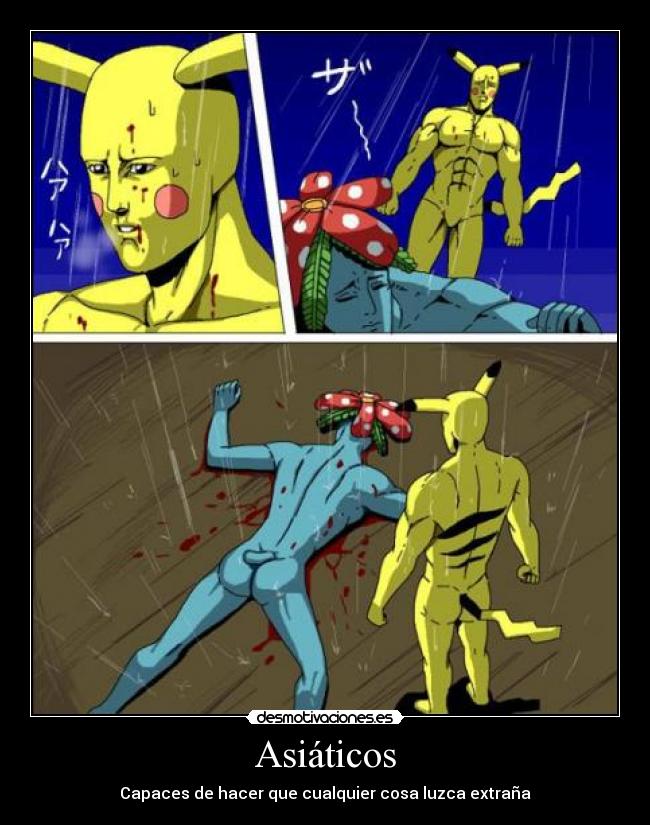 Asiáticos - Capaces de hacer que cualquier cosa luzca extraña