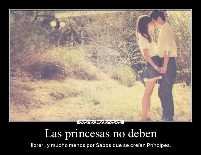 Las princesas no deben -