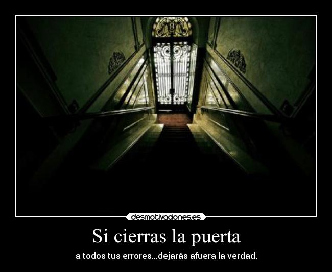 Si cierras la puerta - 