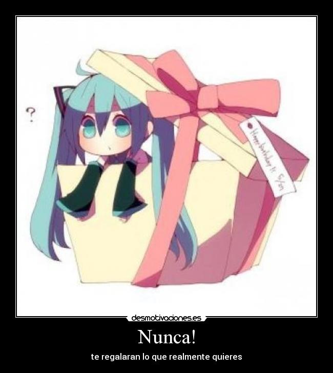 carteles anime otaku hatsune miku vocaloid moe kawaii navidad desmotivaciones