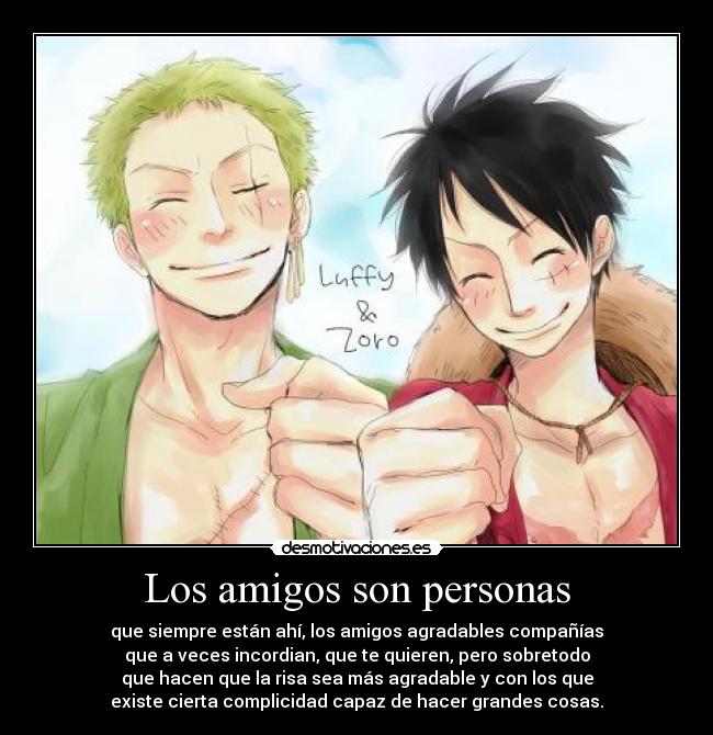 Los amigos son personas -