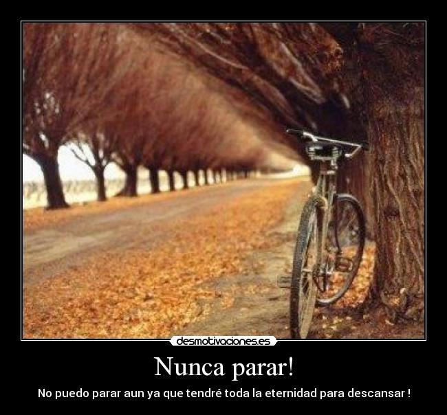 Nunca parar! - 