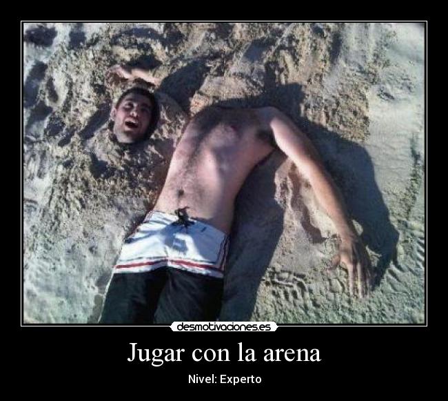 Jugar con la arena - 