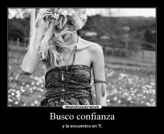 Busco confianza - 