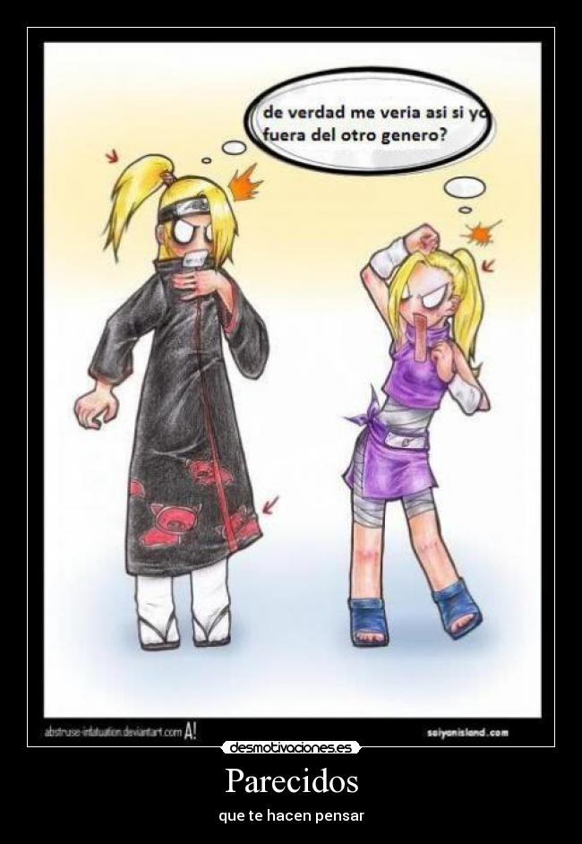 Parecidos - que te hacen pensar