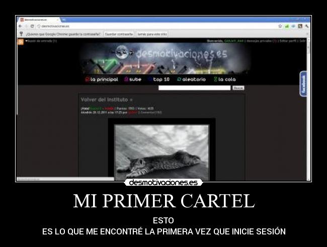 MI PRIMER CARTEL -