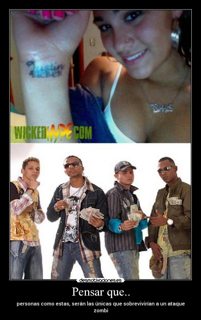 Pensar que.. - personas como estas, serán las únicas que sobrevivirían a un ataque zombi
